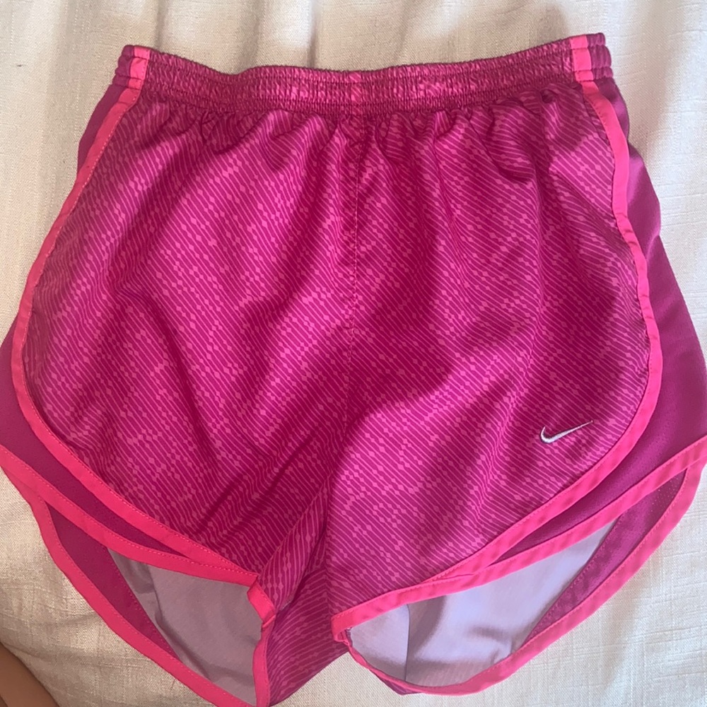 Pink Nike running shorts size small